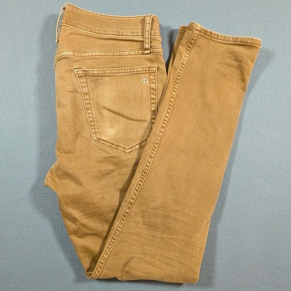 Rag & Bone Fit 2 Slim Jeans Mens 32x32 Caramel Brown Stretch Chino Denim